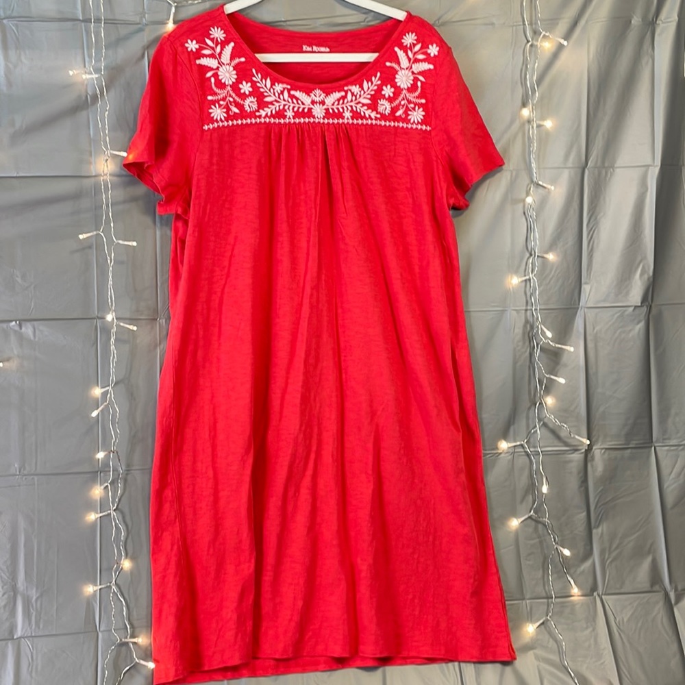Kim Rogers Summer dress Coral